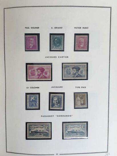 null FRANCE 

Collection de timbres-poste des origines à 1968, classiques tous états,...