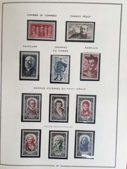 null FRANCE 

Collection de timbres-poste des origines à 1968, classiques tous états,...