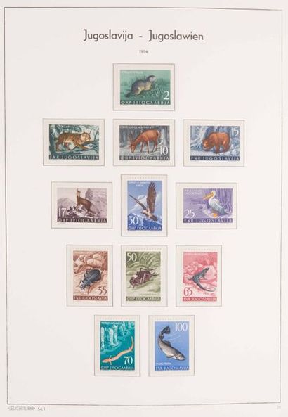 null YOUGOSLAVIE (1944 – 1989) : COLLECTION 

Timbres-poste neufs sans charnière,...