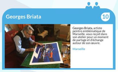null Un moment de partage avec Georges Briata
G. Briata, artiste peintre emblématique...