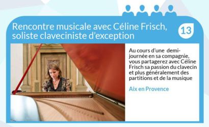 null Rencontre musicale avec Céline Frisch, soliste claveciniste d'exception
Au cours...