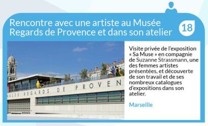 null Rencontre avec une artiste au Musée Regards de Provence et dans son atelier
Visite...