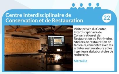 null Centre Interdisciplinaire de Conservation et de Restauration du Patrimoine
Visite...