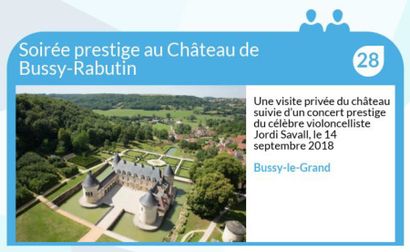null Soirée prestige au Château de Bussy-Rabutin Une visite privée du château suivie...