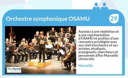 null Orchestre symphonique OSAMU:
Assister à une répétition et à une représentation...