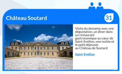 null Château Soutard
Visite du domaine avec une dégustation, un dîner dans un restaurant...