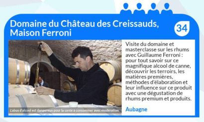null Domaine du Château des Creissauds, Maison Ferroni
Visite du domaine et masterclasse...