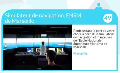 null Simulateur de navigation, ENSM de Marseille Rentrez dans le port de votre choix,...