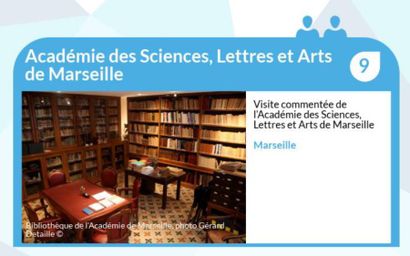 null Académie des Sciences, Lettres et Arts de Marseille
Visite commentée de l'Académie...