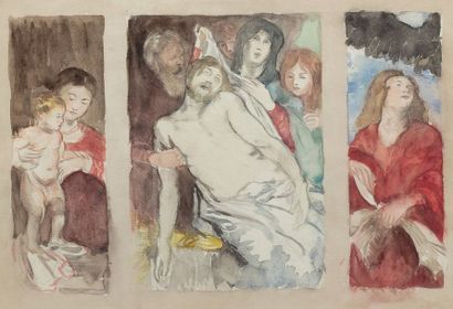 null JULIE MANET (1878-1966)

Le Christ à la paille, d’après Pierre-Paul Rubens

aquarelle...