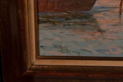 null Charles MALFROY (1862-1918) 

Les Martigues. 

Huile sur toile.?Signée en bas...