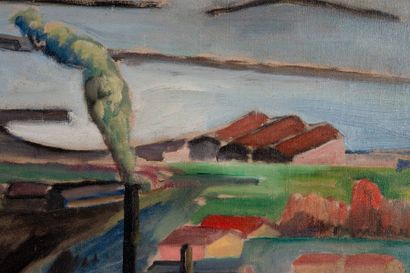 null André VERDILHAN (1881-1963) 

Paire de paysages de Provence. 

Huile sur toile.?47,1...