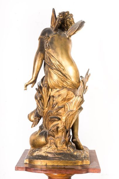 Mathurin MOREAU(1822-1912) "La libellule"

Bronze à patine dorée

Signé sur la terrasse.

H....