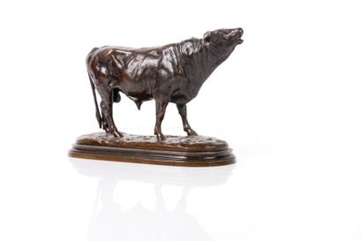 ROSA BONHEUR (1822 - 1899) Taureau.

Bronze à patine brune.

H. 15 cm, L. 20 cm.



Bronze...