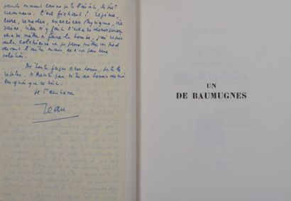 null GIONO (Jean). Un de Baumugnes. Paris, Bernard Grasset, 1929.

In-4, demi maroquin...