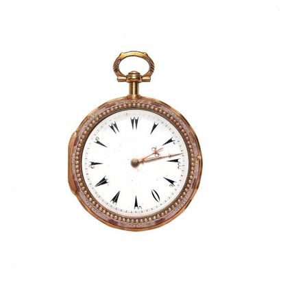 George Prior Montre de poche à répétition en or émaillé pour le marché ottoman.
Montre...