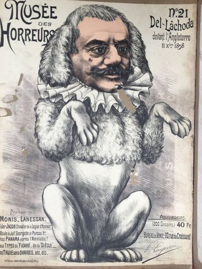 null V. Lepneveu

[Dreyfus] Musée des Horreurs 1899-1900

Caricatures antidreyfusardes,...