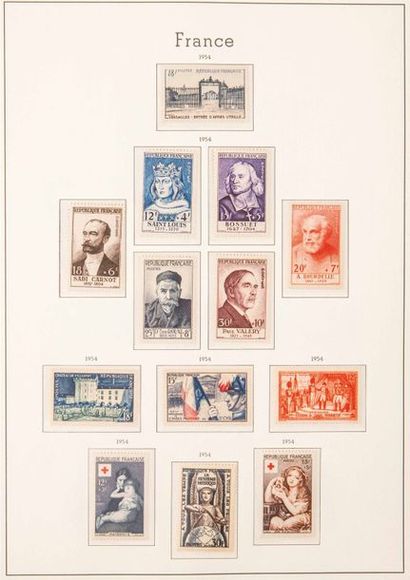 null France : 

Collection de timbres-poste neufs principalement sans charnière 

entre...