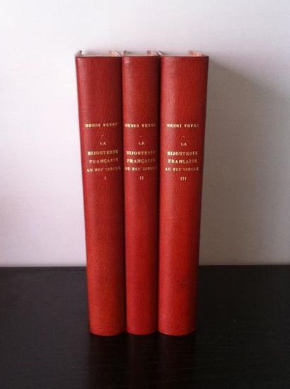 null Lot de 3 volumes : "La bijouterie française au XIXe siècle" (Tome I, II et III)...