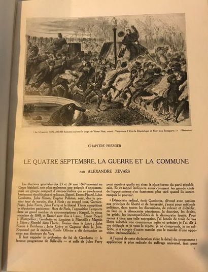 null Jean HERITIER 

HISTOIRE DE LA III ème REPUBLIQUE - Librairie de France - 2...