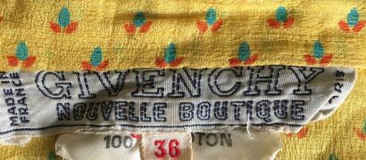 null GIVENCHY Nouvelle Boutique Chemisier en coton jaune imprimé taille 36

(usures...