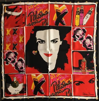 null PALOMA PICASSO Parfums "Tentations" Foulard en soie imprimée