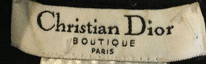 null CHRISTIAN DIOR Boutique Paris Haut en maille noir taille 40