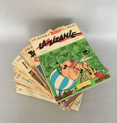 null Asterix the Gaul 19 volumes (some bindings in poor condition)