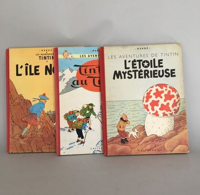 HERGE Les ventures de Tintin 
L'ile noire...