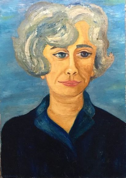 Sophie Danielle RUBINSTAIN (1922-2018) 
Portrait...