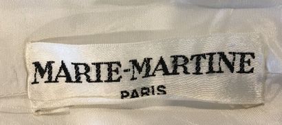 null MARIE MARTINE Paris Veste courte en soie ivoire circa 60