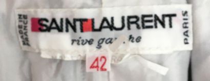 null SAINT LAURENT Rive Gauche Jupe en coton plissé zèbre Taille 42

(manque un ...