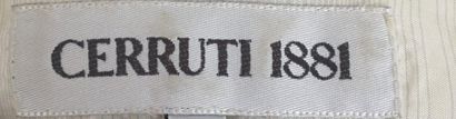 null CERRUTI 1881 Veste en coton écru avec ceinture Taille 44 italien (petites taches...