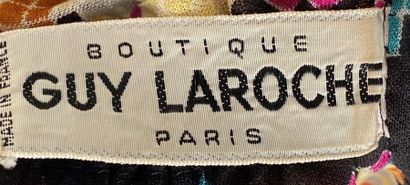 null GUY LAROCHE Boutique Paris Longue tunique à manches chauve souris et pantalon...