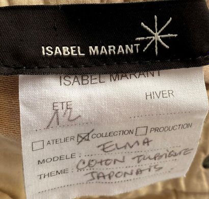 null ISABEL MARANT Collection étè 2012 modèle Elma Pantalon en coton tubique japonais...