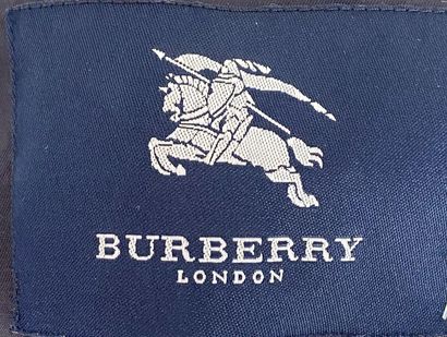 null BURBERRY LONDON Manteau Homme en laine et cachemire bleu marine Taille 52