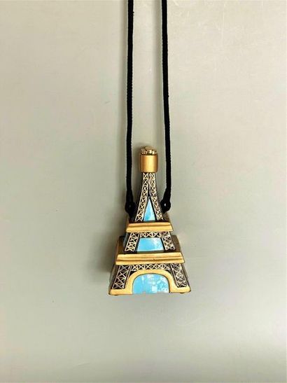 TIMMY WOODS Eiffel Tower Bag in black-gold...
