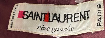 null SAINT LAURENT Rive Gauche Trench imperméable en coton imprimé d'arabesques de...