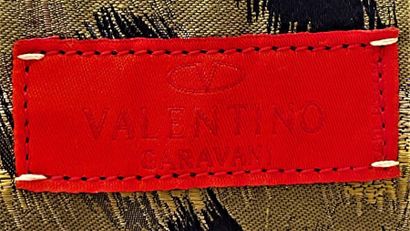 null VALENTINO Garavani

Pouch bag in printed foal, black suede and red leather lizard...