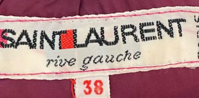 null SAINT LAURENT Rive Gauche Pink woollen skirt Size 38