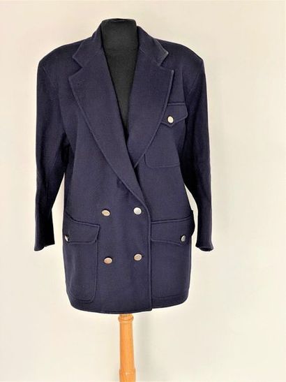null PER SPOOK Men's navy wool jacket Size 52