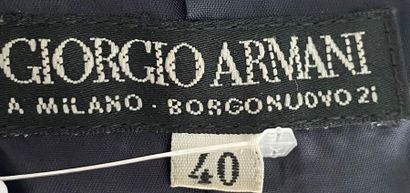 null ARMANI Black viscose and silk jacket Size 40