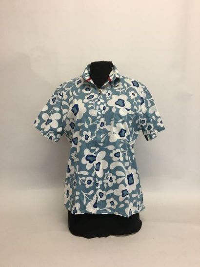 null DRIES VAN NOTEN et KENZO 2 Chemisettes manches courtes en coton imprimé Taille...