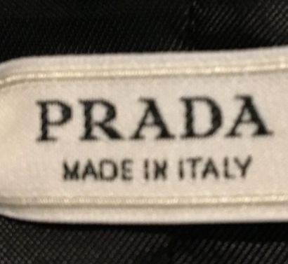null PRADA Made in Italy Ensemble Veste et 3 Jupes en matière composite gaufrée noire...