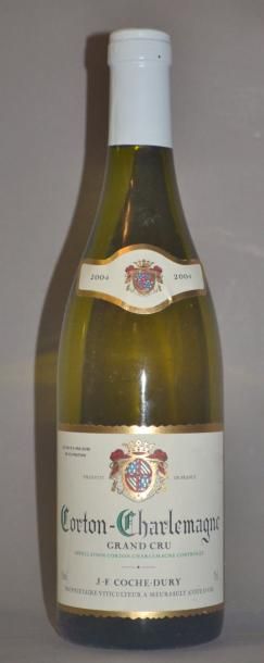 null 1 Bouteille CORTON CHARLEMAGNE - COCHE DURY. 2004 