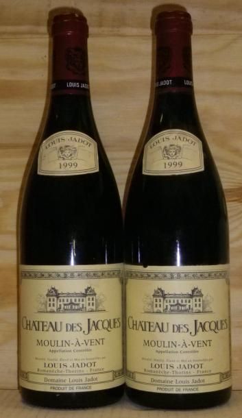 null 2 Bouteilles MOULIN A VENT - "CHÂTEAU DES JACQUES" - L.JADOT. 1999 Etiquettes...