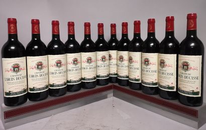 null 12 bouteilles CHÂTEAU LARCIS DUCASSE - St. Emilion Grand cru 2001 

En caisse...