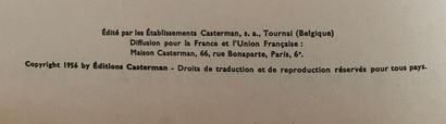 null HERGE Les aventures de Tintin L' affaire Tournesol Editions Casterman 1957 (rubbed...