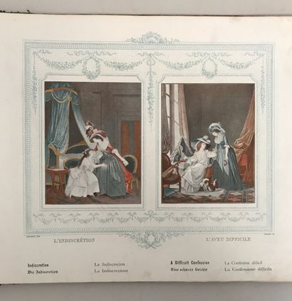 null THE GALANT MUSEUM collection of reproductions of engravings 

In the intimacy...