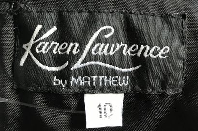 null KAREN LAWRENCE by MATTHEW Made in América Robe longue à bretelles à motifs métal...